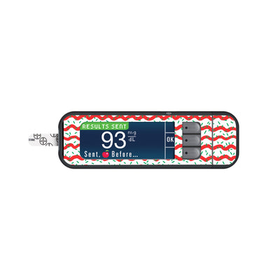 Christmas Icing Bayer Contour Next Glucometer Sticker - Pump Peelz