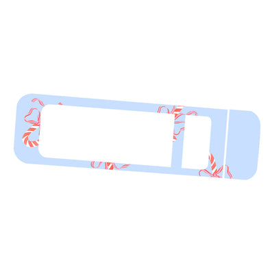 Candy Cane Lane Bayer Contour Next Glucometer Sticker - Pump Peelz