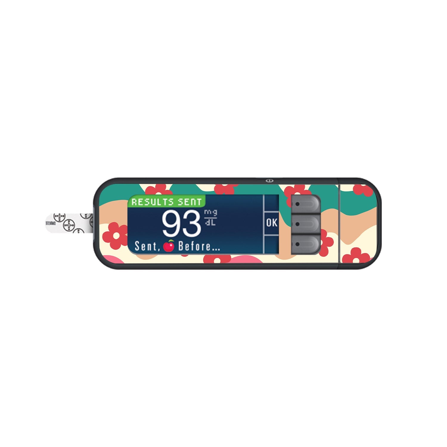 Retro Noel Bayer Contour Next Glucometer Sticker - Pump Peelz