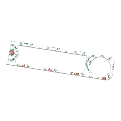 Poinsettia Parade Bayer Contour© Next One Glucometer Sticker - Pump Peelz