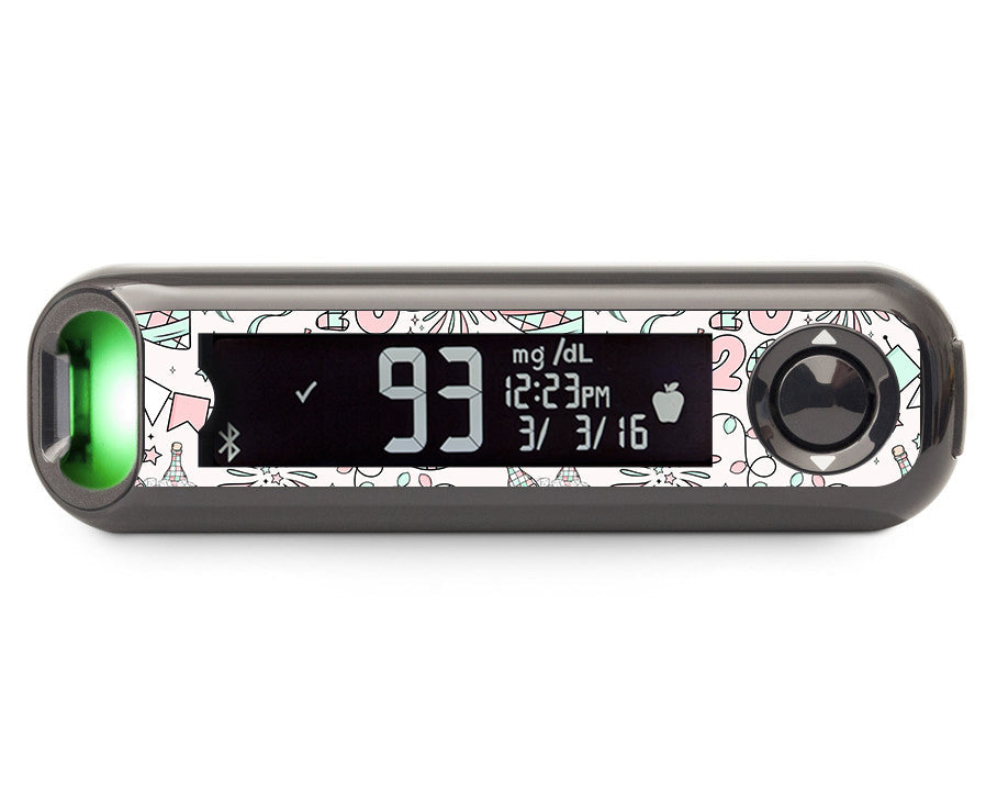 Cheers to '26 Bayer Contour© Next One Glucometer Sticker - Pump Peelz