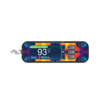 Bright Tie Dye Sticker for Bayer Contour Next Glucometer
