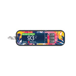 Summer Tie Dye Sticker for Bayer Contour Next Glucometer