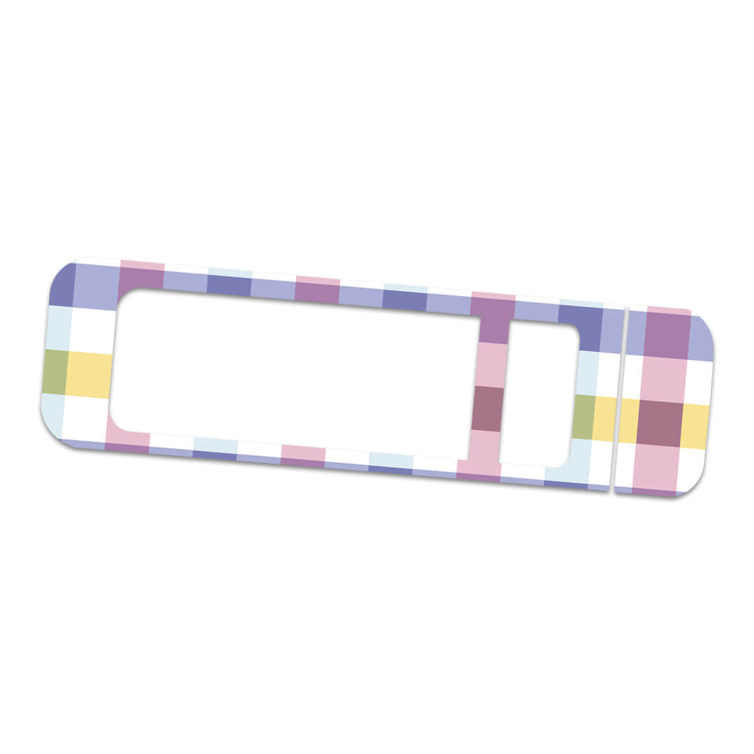 Spring Plaid Sticker for Bayer Contour Next Glucometer