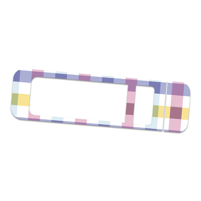 Spring Plaid Sticker for Bayer Contour Next Glucometer