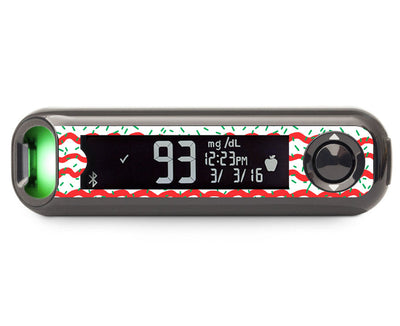 Christmas Icing Bayer Contour© Next One Glucometer Sticker - Pump Peelz