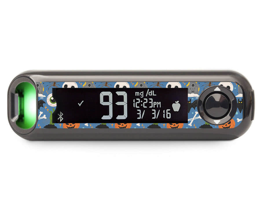 Spooky Night Bayer Contour© Next One Glucometer Sticker - Pump Peelz