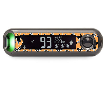 Pumpkin Boo Bayer Contour© Next One Glucometer Sticker - Pump Peelz