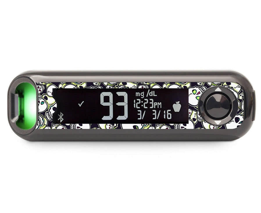 Bone Glow Bayer Contour© Next One Glucometer Sticker - Pump Peelz
