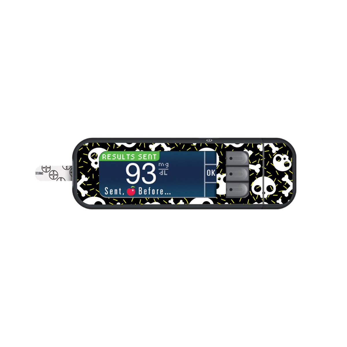 Bone Pop Bayer Contour Next Glucometer Sticker - Pump Peelz