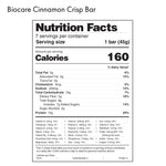 High Protein Cinnamon Crisp Bar