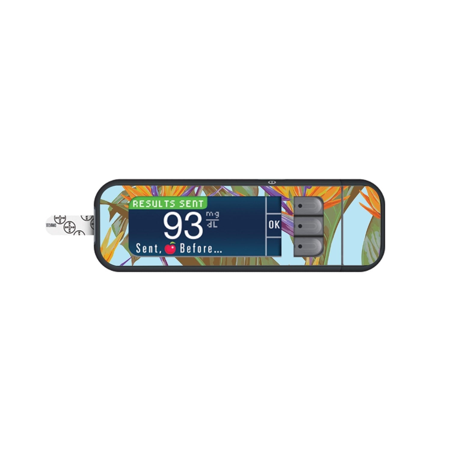 Birds of Paradise Sticker for Bayer Contour Next Glucometer