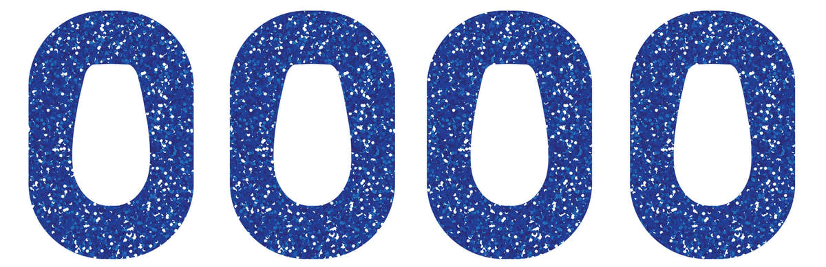 Blue Confetti Dexcom G6 Patch Tape - Pump Peelz