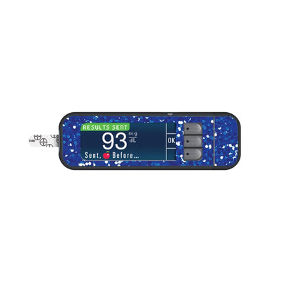 Blue Confetti for Bayer Contour Next Glucometer