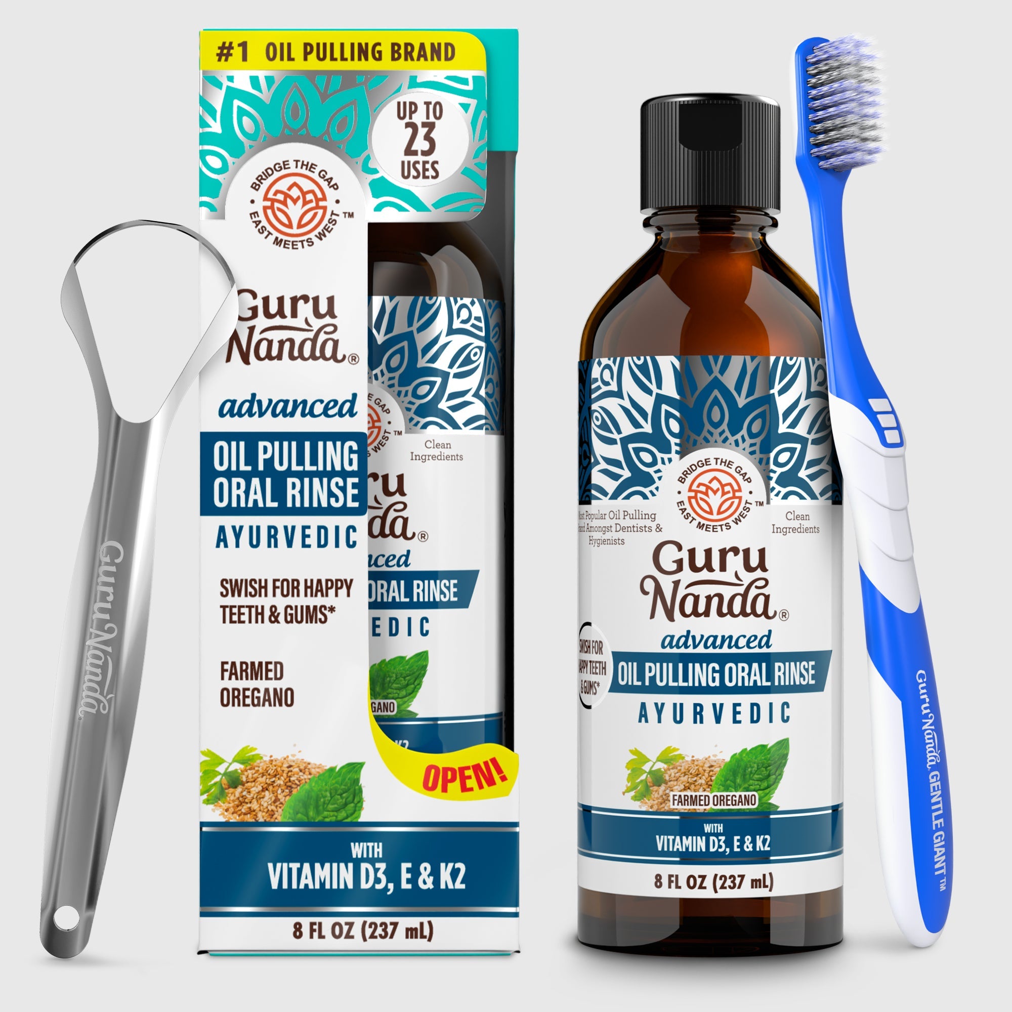 Advanced Oil Pulling with Sesame & Oregano – 8 fl. oz.