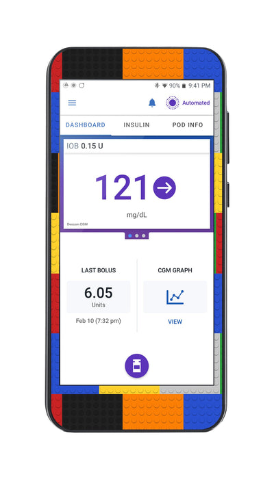 Build It Sticker for Omnipod® 5 Controller – Pump Peelz