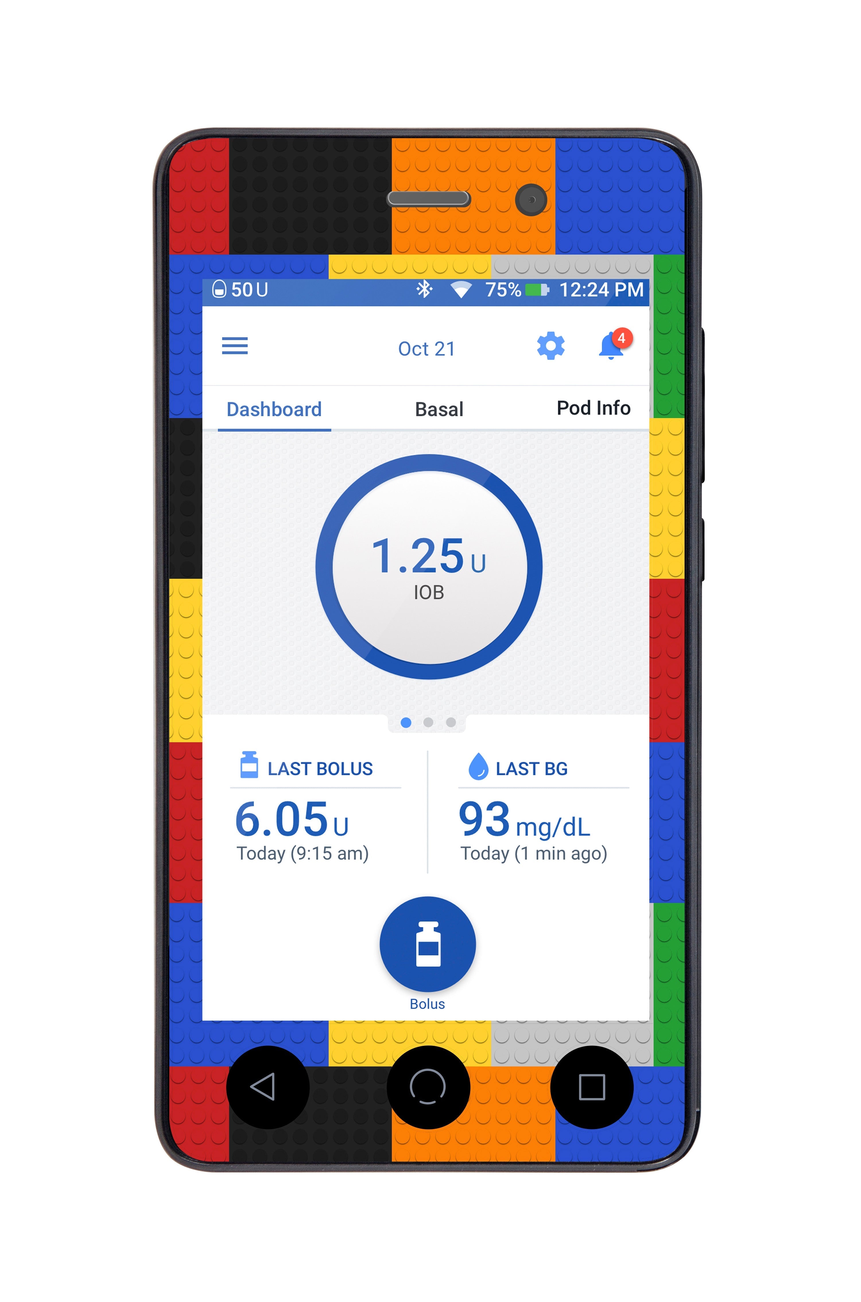 Build It Sticker for Omnipod DASH® PDM – Pump Peelz