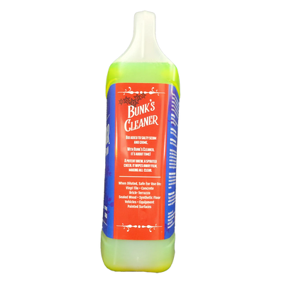 Bunk’s Cleaner – Concentrated Ice Melt Residue & Salt Stain Remover (1 Gal)
