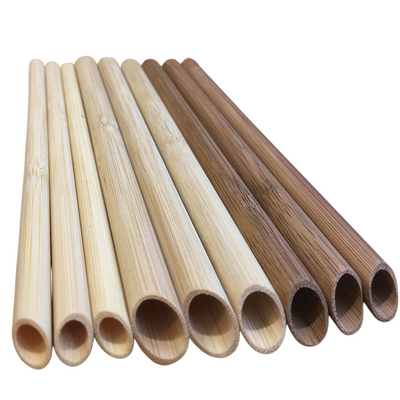 100-Pack Eco-Friendly Reusable Bamboo Straws