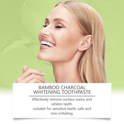 Bamboo Charcoal Toothpaste for Fresh Breath and Whiter Teeth