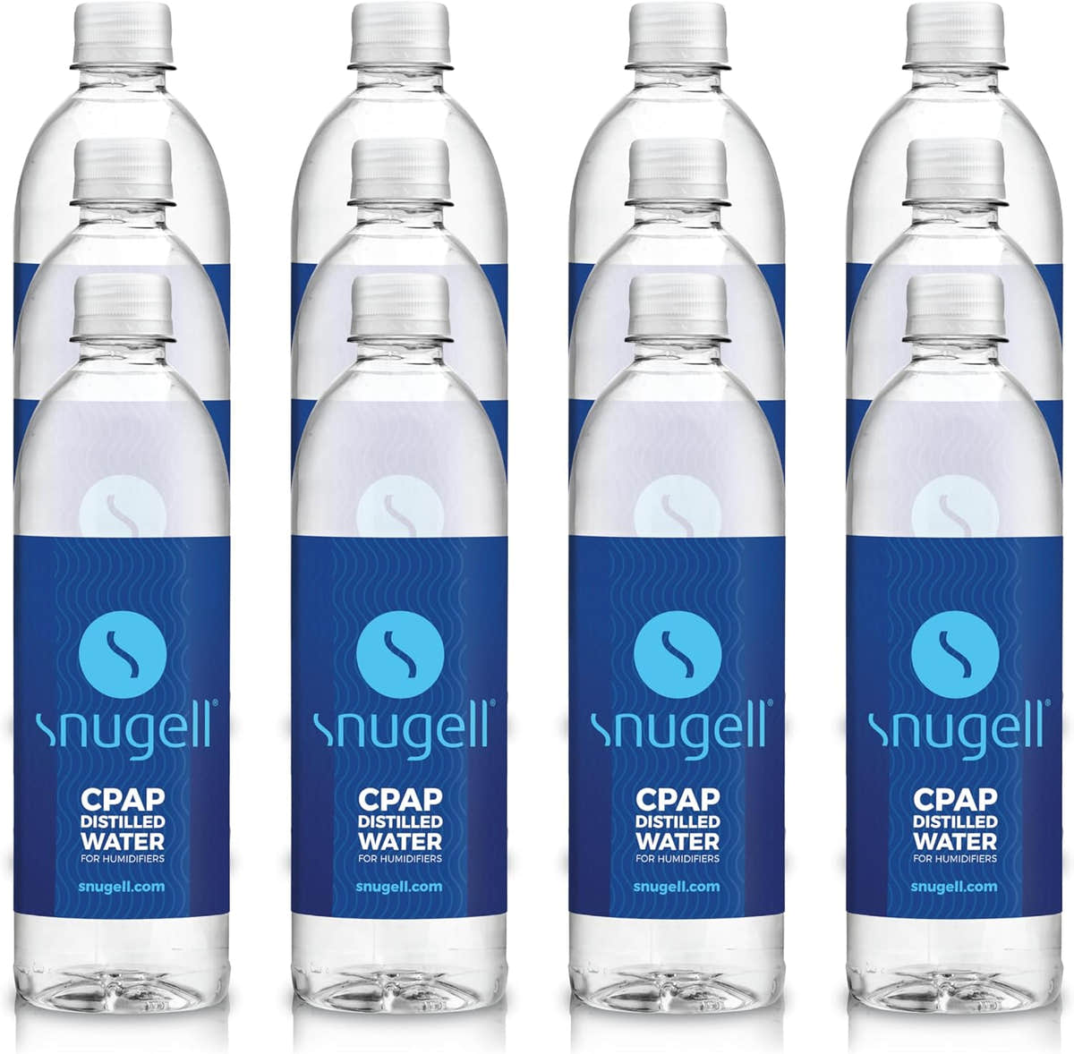 Distilled Water for CPAP Machines (12-Pack, 20 oz)