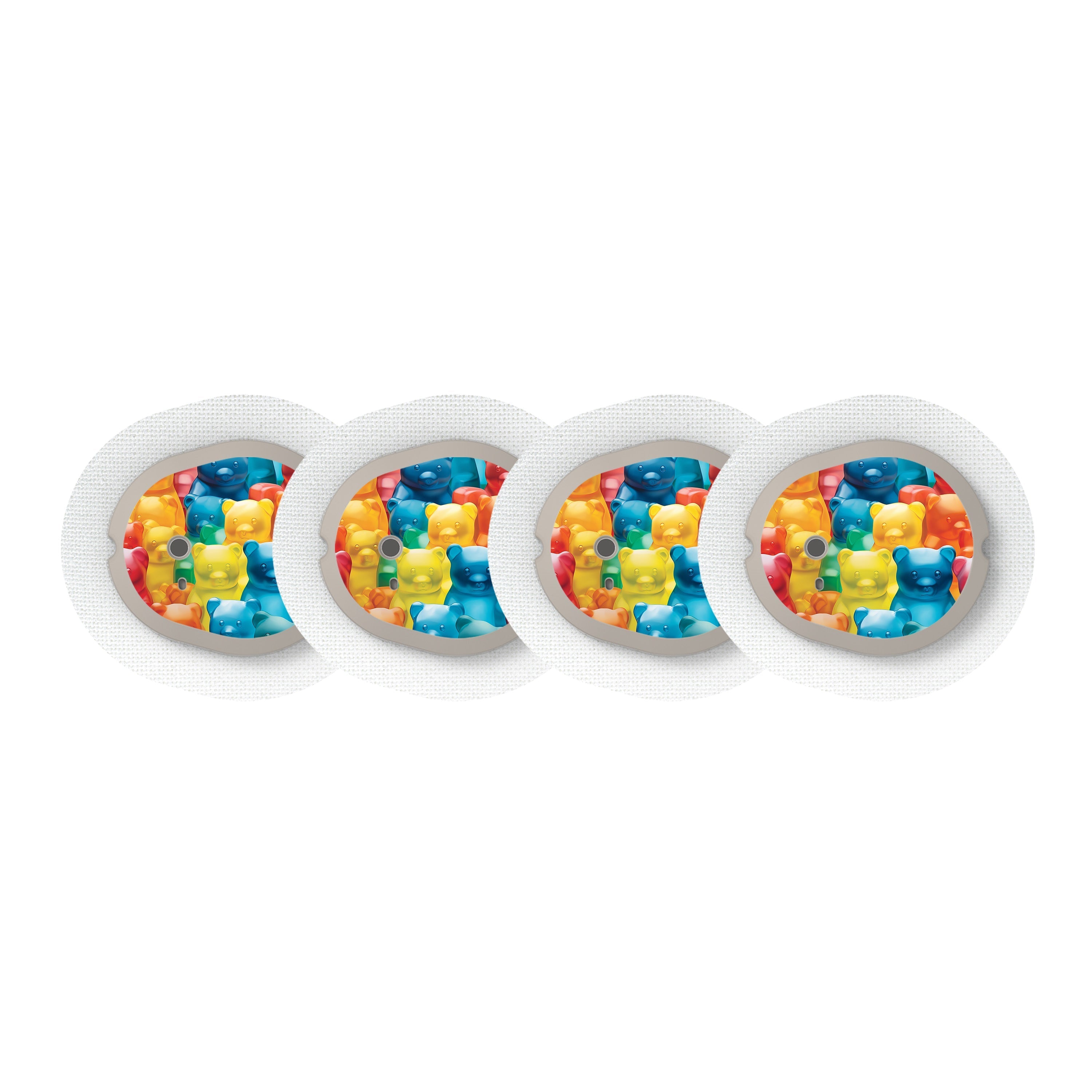 Candy Bears Sticker Designed for the DEXCOM G7 and Stelo Transmitter
