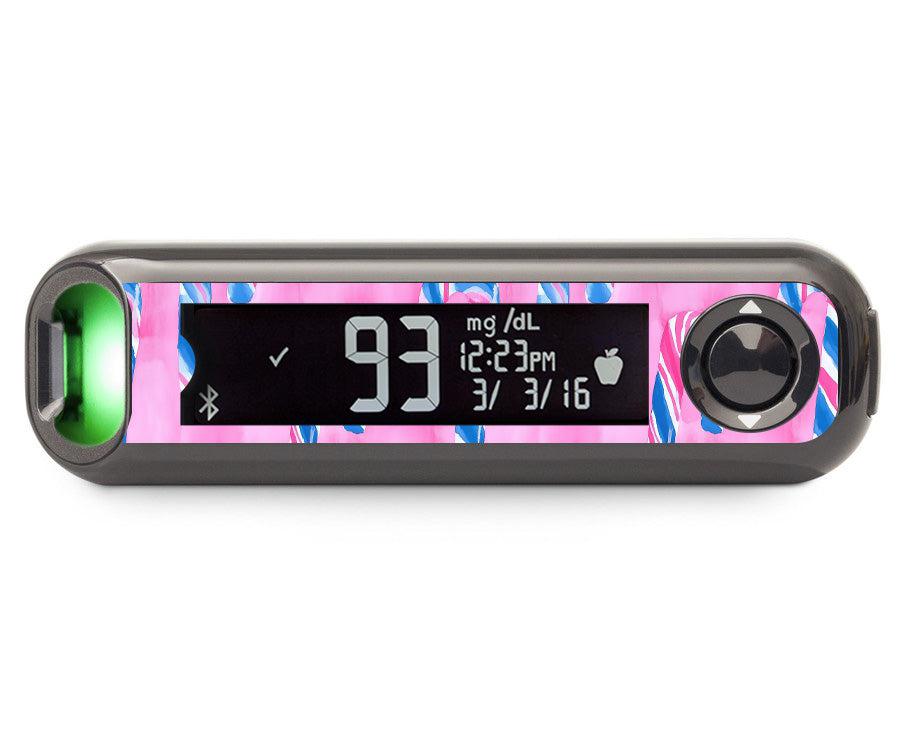 Candy Canes Sticker for Bayer Contour© Next One Glucometer