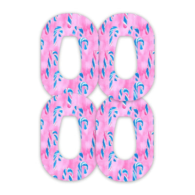 Candy Canes Dexcom G6 Patch Tape - Pump Peelz