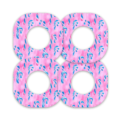 Candy Canes Dexcom G7 and Stelo Patch Tape - Pump Peelz