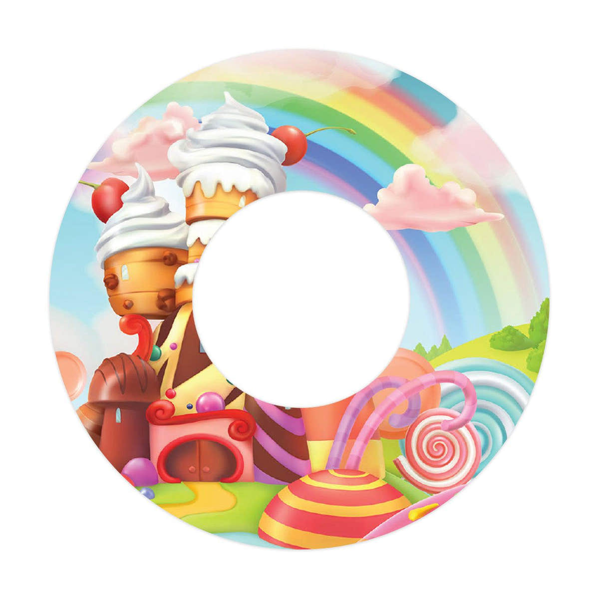 Candy Castle Patch  Tape Designed for the FreeStyle Libre 2