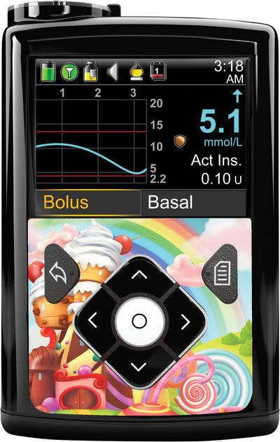 Candy Castle for Sticker for Medtronic MiniMed 770G & 780G
