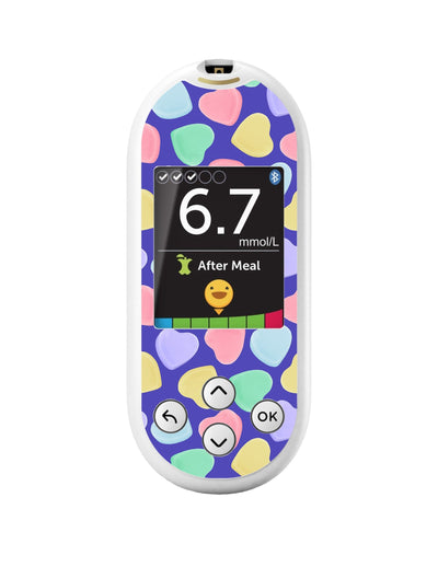 Candy Hearts for OneTouch Verio Reflect Glucometer