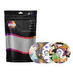 Cartoon Halloween Variety Patch Tape Designed for the FreeStyle Libre 3 Plus & Lingo