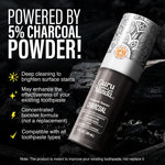 Charcoal Toothpaste Booster with 5% Charcoal Powder – 1 fl oz