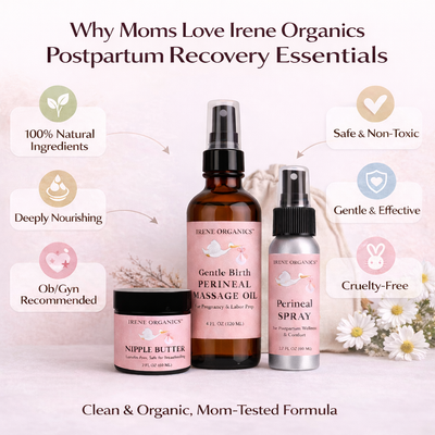 Irene Organics Postpartum Recovery Routine Essentials
