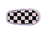 Checkered Hearts Dexcom G6 Transmitter Sticker