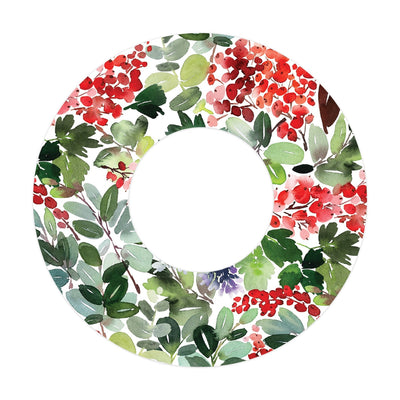 Christmas Berries Freestyle Libre 2 Patch Tape - Pump Peelz