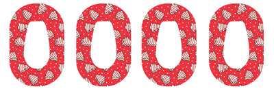 Christmas Cakes Dexcom G6 Patch Tape - Pump Peelz