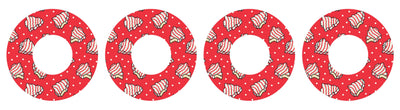 Christmas Cakes Patch  Tape Designed for the FreeStyle Libre 2