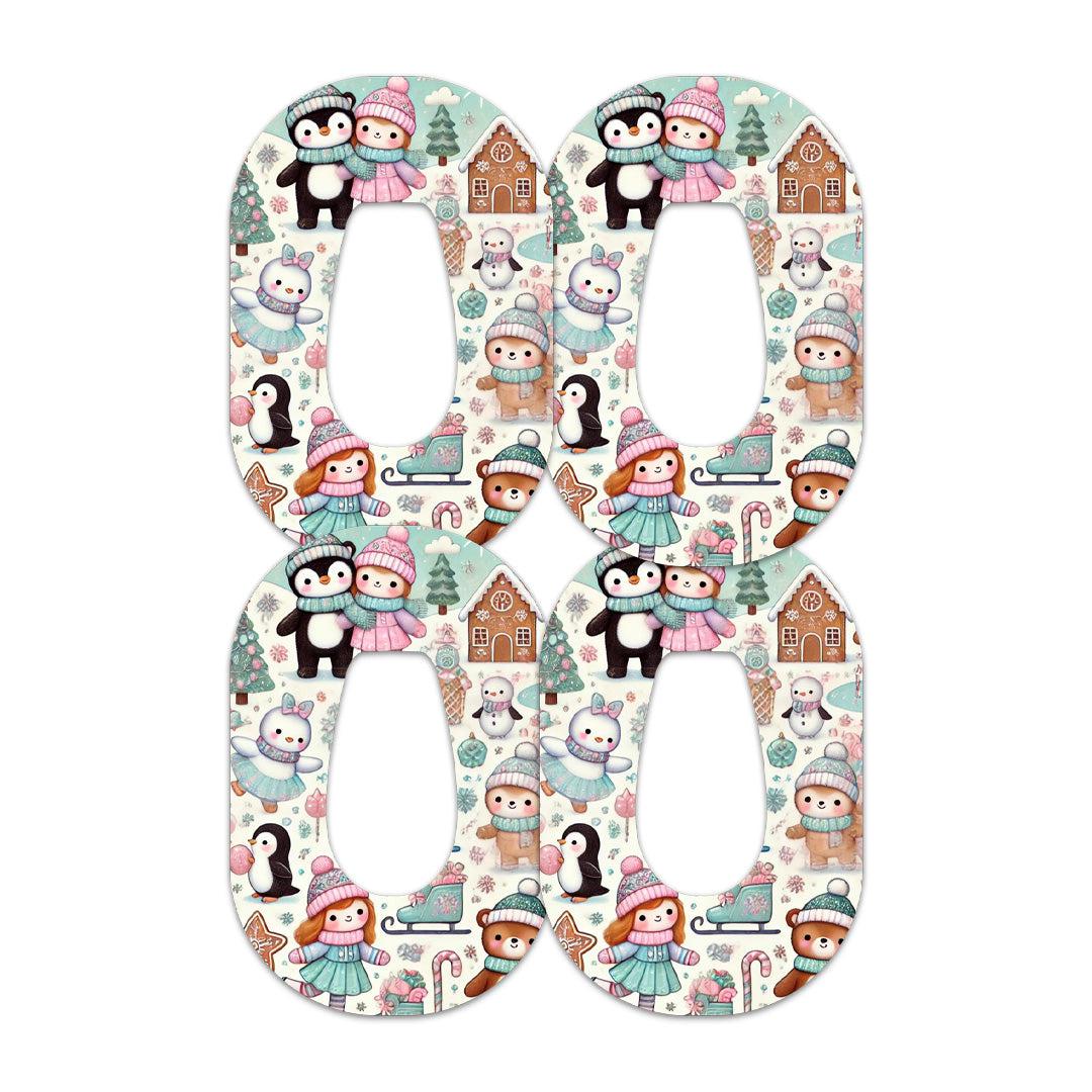 Christmas Scene Dexcom G6 Patch Tape - Pump Peelz