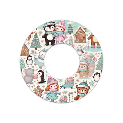 Christmas Scene Freestyle Libre 2 Patch Tape - Pump Peelz