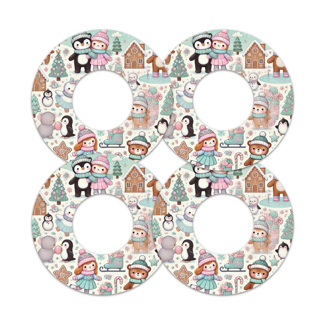Christmas Scene Freestyle Libre 2 Patch Tape - Pump Peelz