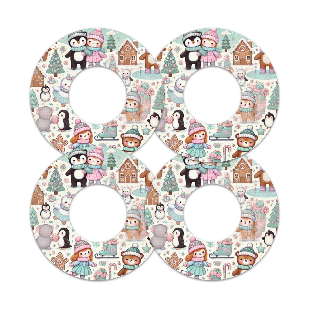 Christmas Scene Freestyle Libre 2 Patch Tape - Pump Peelz