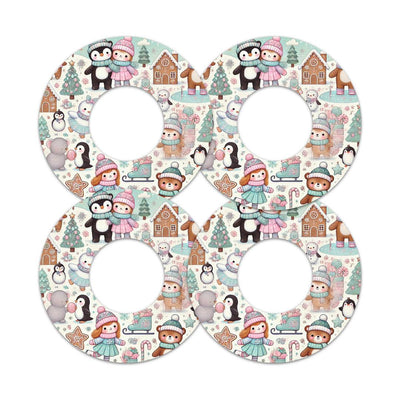 Christmas Scene Freestyle Libre 2 Patch Tape - Pump Peelz