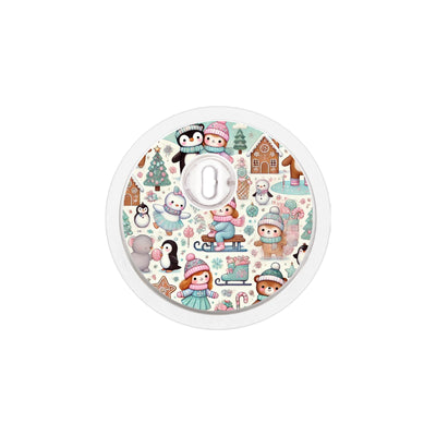 Christmas Scene Sticker Designed for the FreeStyle Libre 3 Plus & Lingo  Sensor