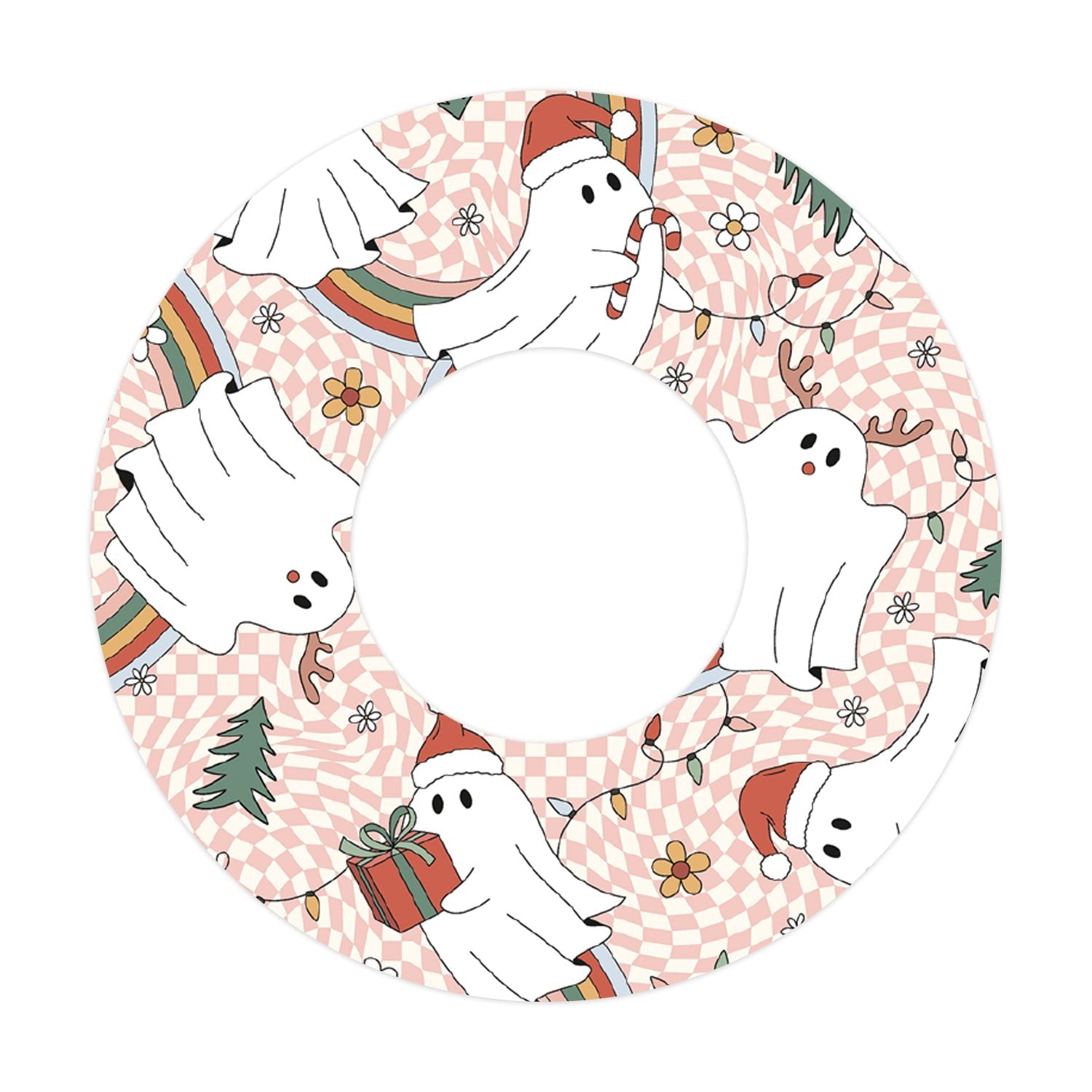 Christmas Spirits Patch  Tape Designed for the FreeStyle Libre 2