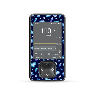 Cold Heart DEXCOM G7 and Stelo and G6 Touchscreen Receiver Sticker