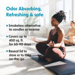 Wipex® Studio Smokeless Natural Odor Eliminator for Yoga & Wellness Spaces