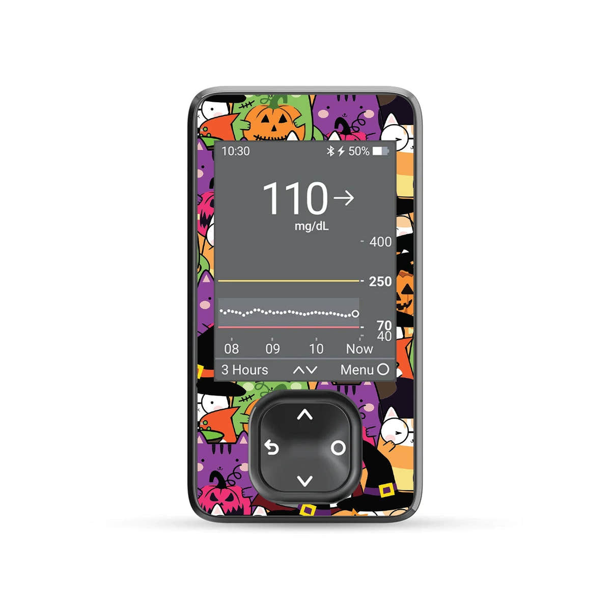 Costume Cats DEXCOM G7 and Stelo and G6 Touchscreen Receiver Sticker