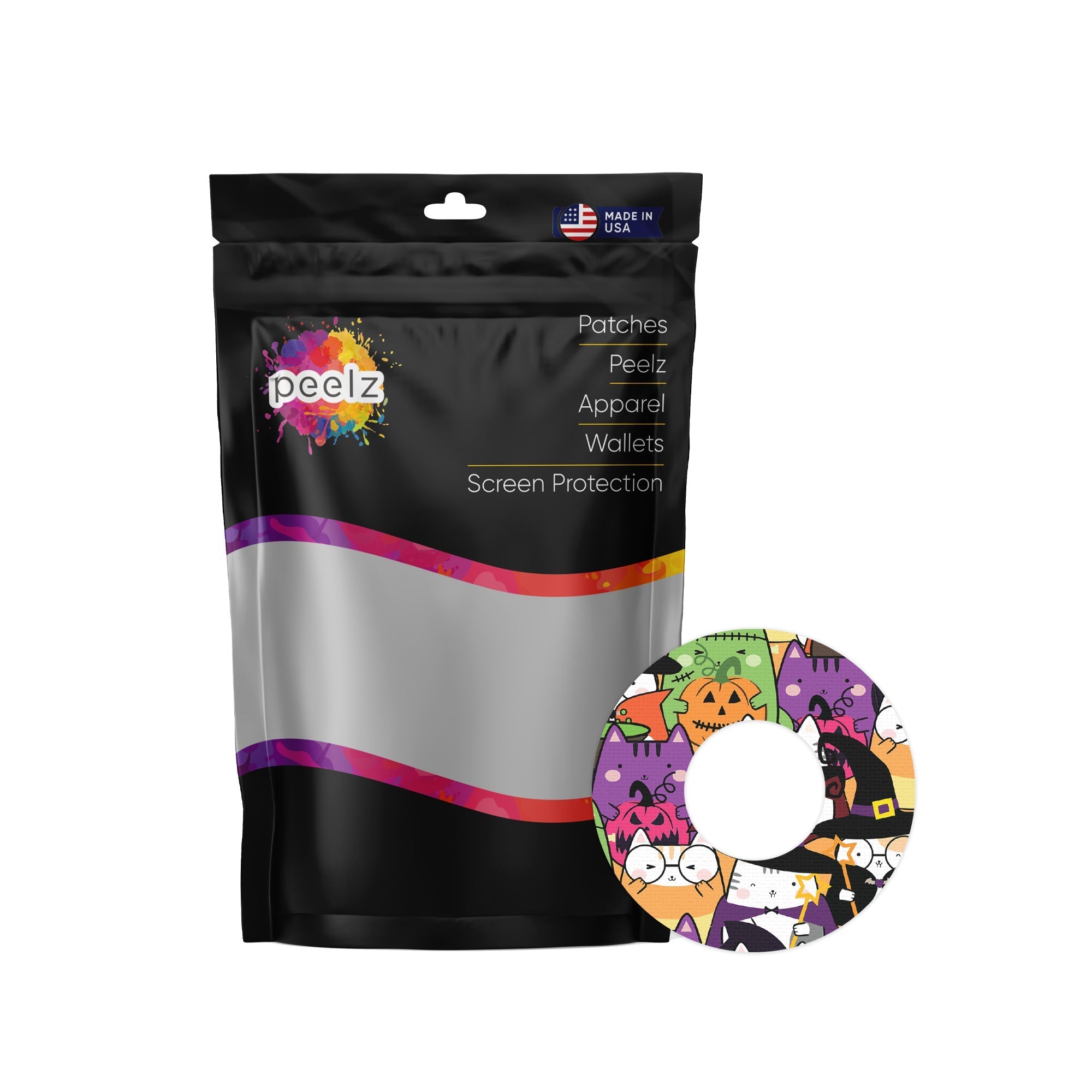 Costume Cats Patch  Tape Designed for the FreeStyle Libre 2